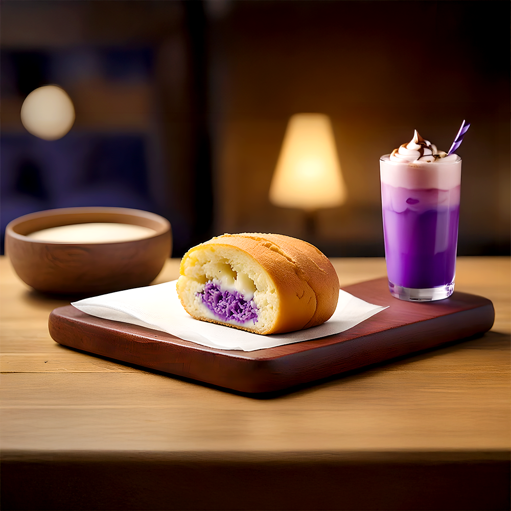 Ube Cheese Pandesal