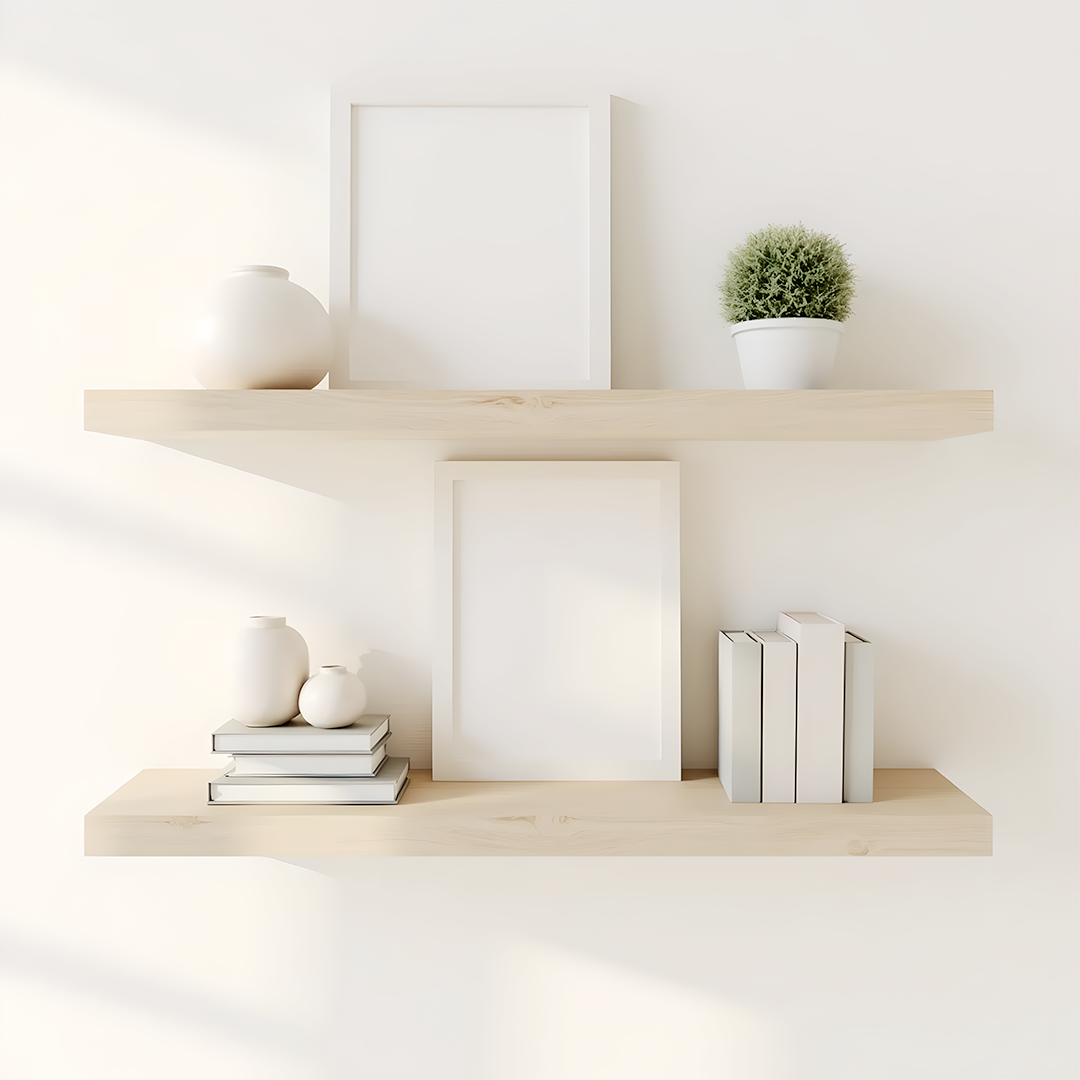 Styled shelves